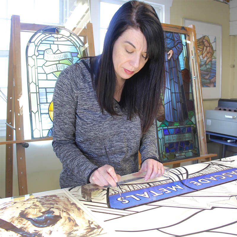 stained glass artist